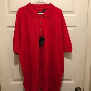 NWT Mens Ultra Club polo in size 3XL and red color.